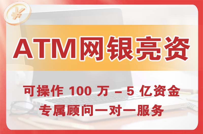 大悟ATM机、网银亮资显账
